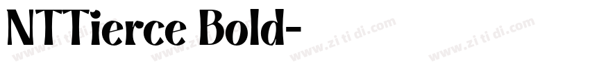 NTTierce Bold字体转换